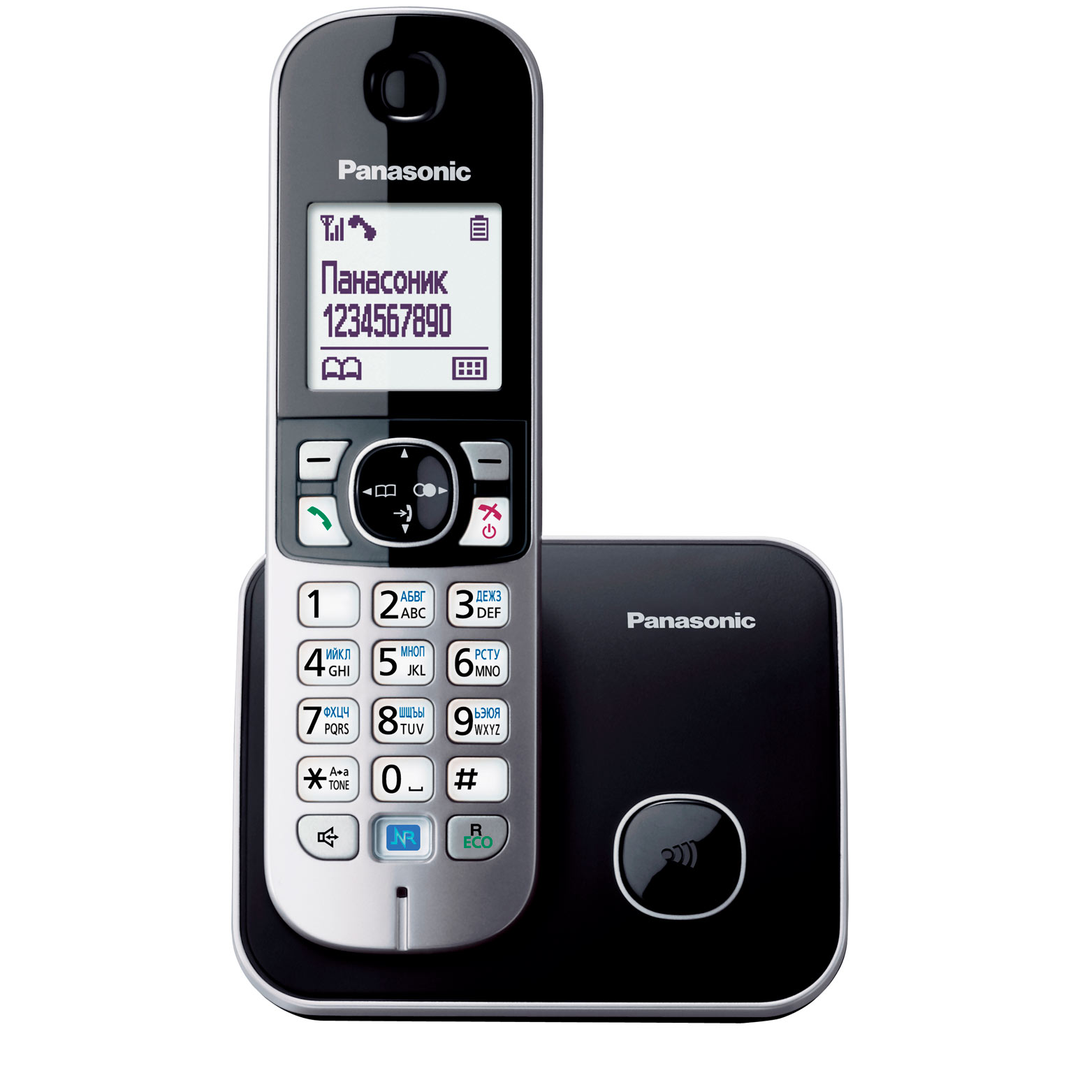 Радиотелефон Panasonic KX-TG6811RUB, черный...