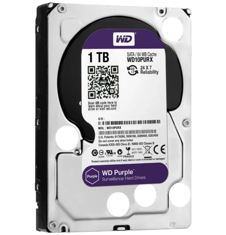 Жесткий диск Western Digital SATA-III WD10PURX 1ТБ