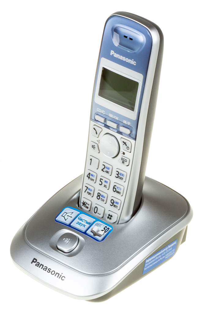 Радиотелефон Panasonic KX-TG2511 RUS, серебристый