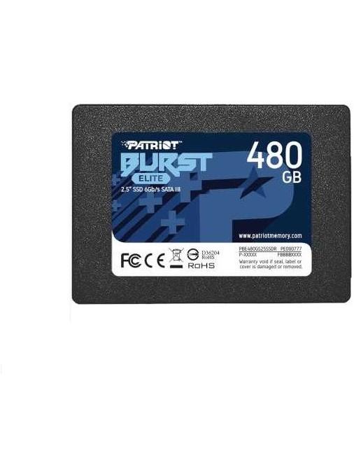 Жесткий диск Patriot Burst Elite PBE480GS25SSDR 480GB