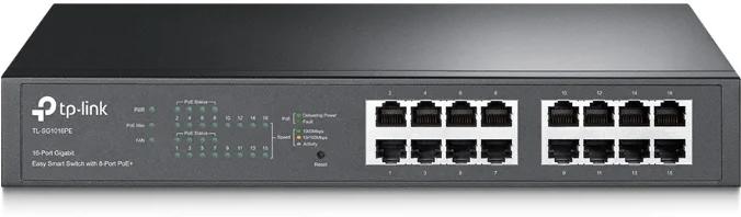Коммутатор TP-LINK TL-SG1016PE черный