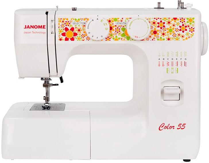 Швейная машина Janome Color 55, белая