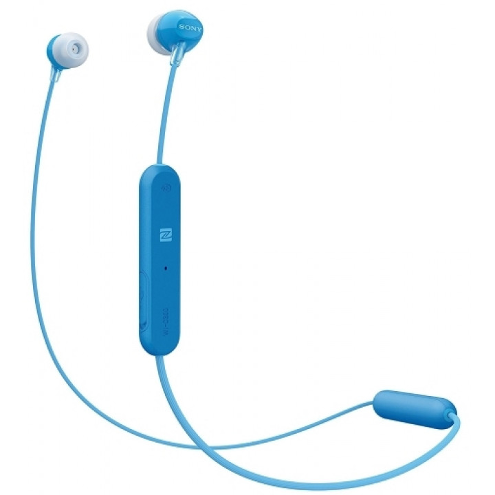 Наушники Вставные Sony Bluetooth WI-C300, Blue