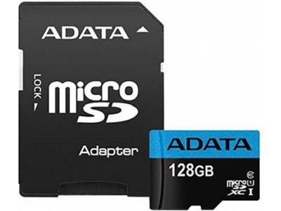 Карта памяти Adata &quot;Premier microSDXC&quot;, AUSDX128GUICL10A1-RA1, 128Gb