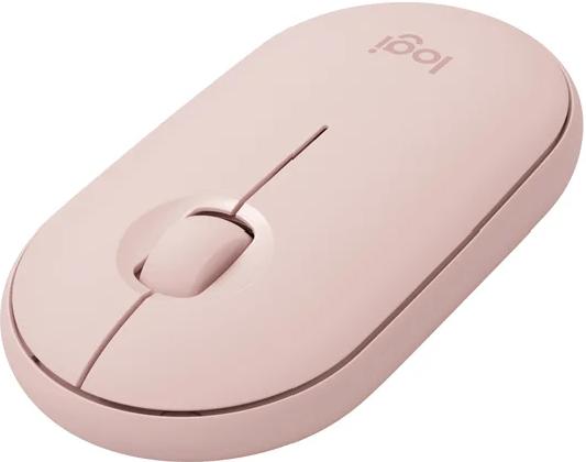 Мышь Logitech Pebble M350 розовый