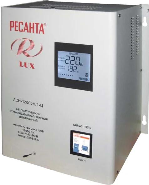 Стабилизатор Ресанта LUX АСН-12000Н/1-Ц серый