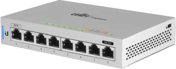 Коммутатор Ubiquiti UniFi Switch US-8 белый