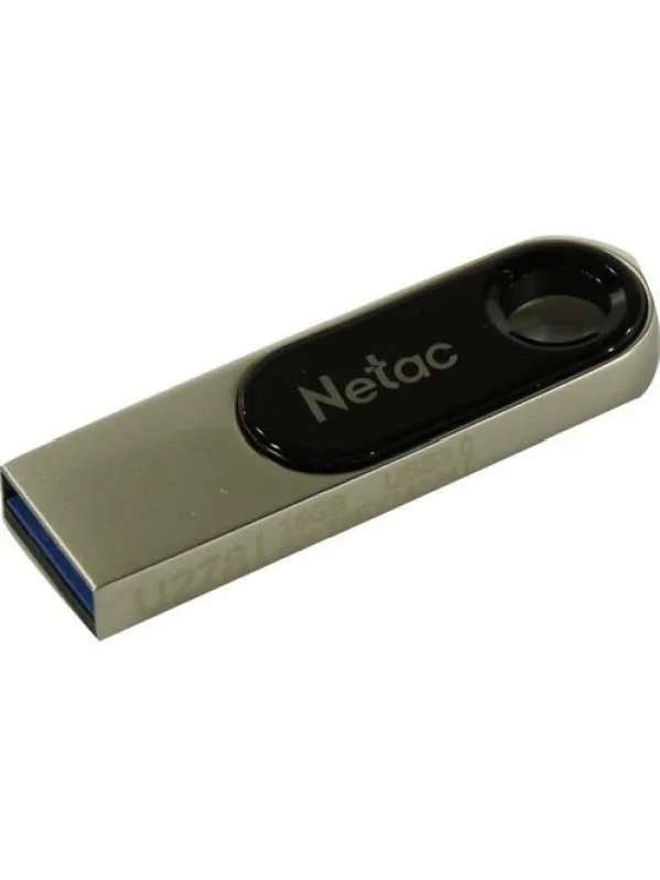 USB Flash карта Netac U278, 16GB, черная-серебристая