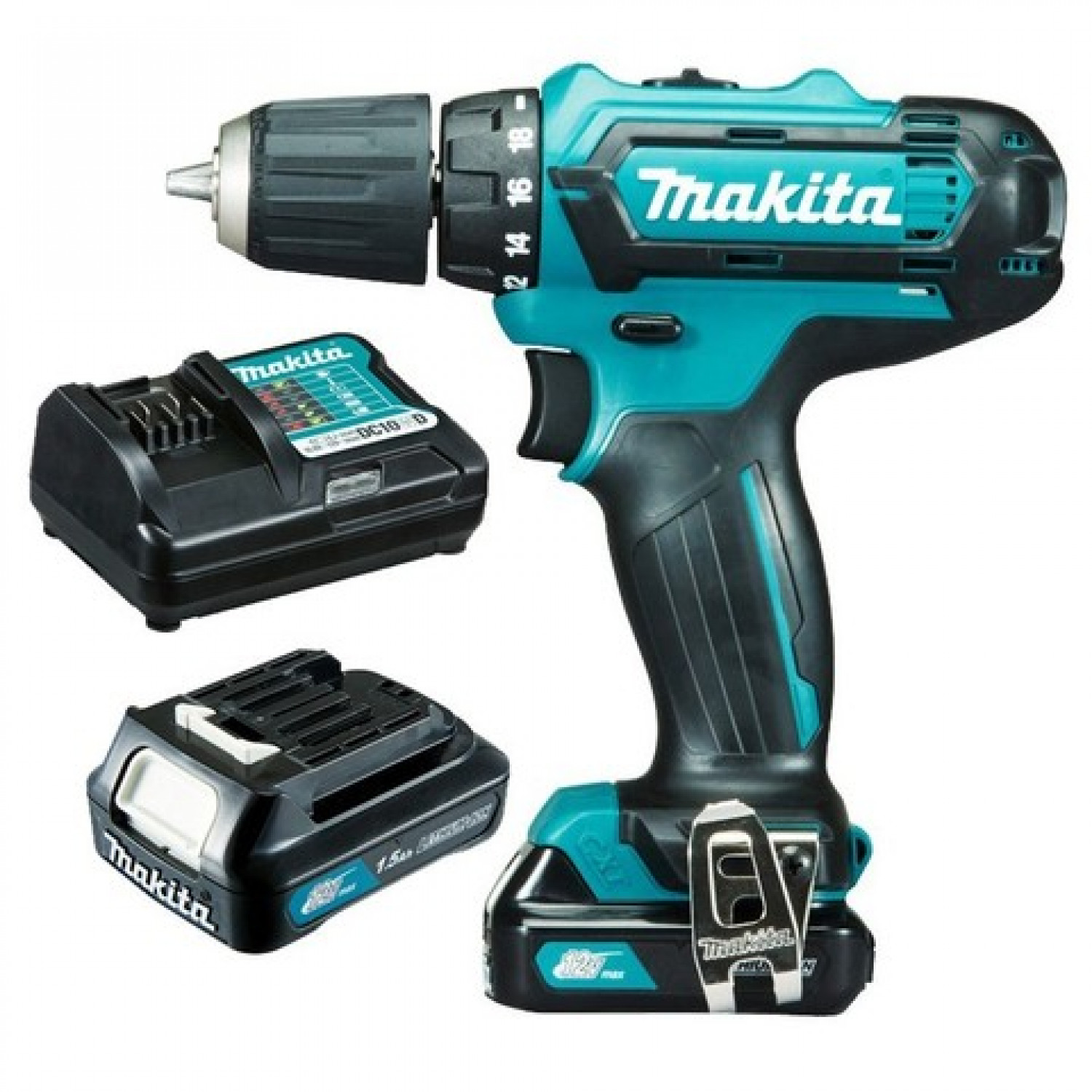 Дрель-шуруповерт Makita DF333DYX14 + набор бит D-31083