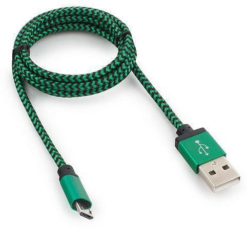 Cablexpert CC-mUSB2gn1m USB - micro-USB 1 м зеленый