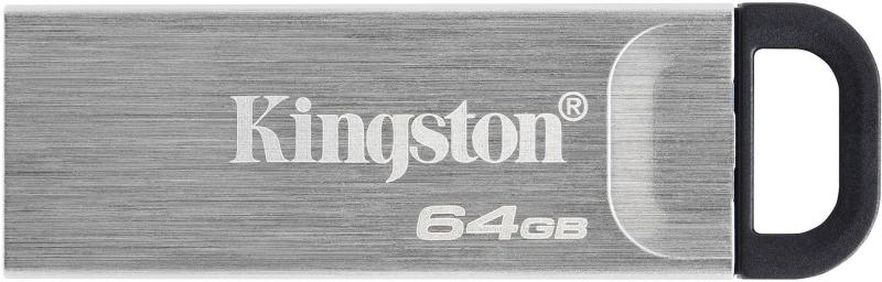 USB Flash карта Kingston Data Traveler Kyson, 64Gb, серебристая