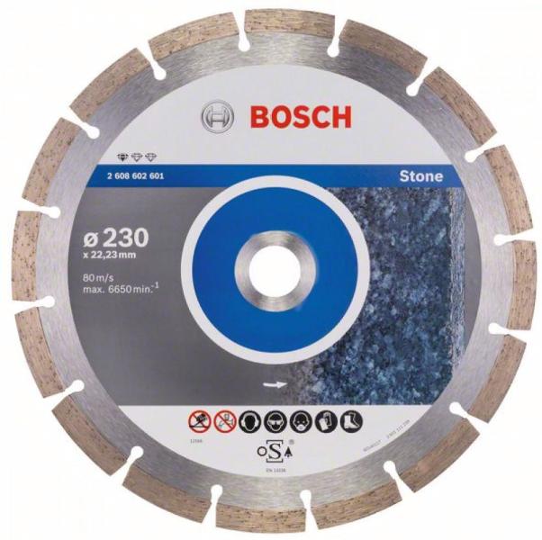 Диск отрезной BOSCH Professional for Stone 2608602601 230x22.23