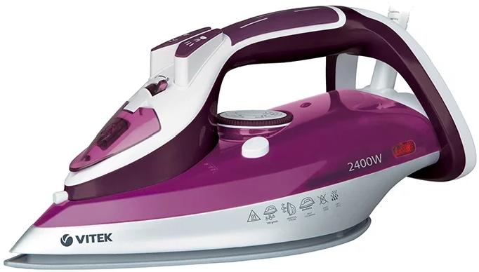 Утюг Vitek VT-1246 белый-фиолетовый