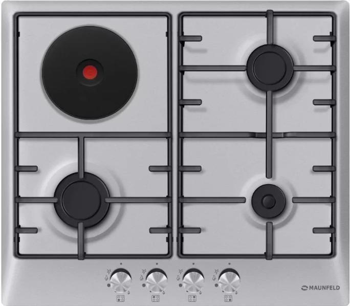 Варочная поверхность MAUNFELD EEHS.64.3CS/KG серебристый