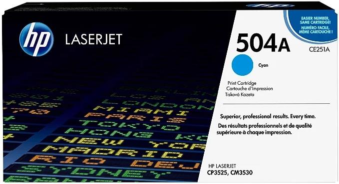 Картридж HP CE251A голубой