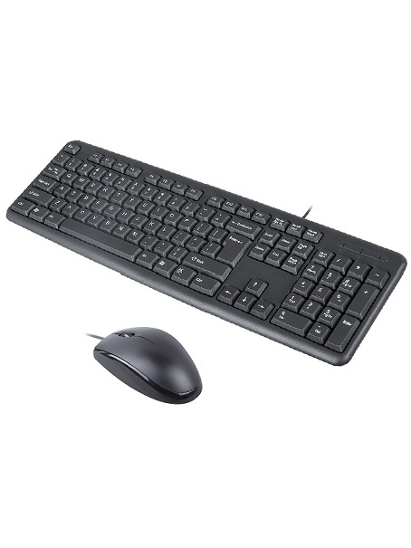 Клавиатура Wintek WS-KB-505 черная + мышь