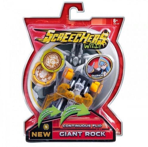 Игрушечный трансформер Screechers Wild 37753 Машинка-трансформер Джайнт Рок л4
