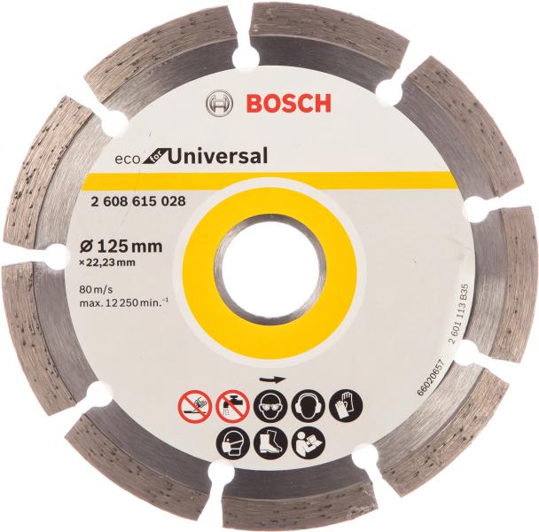 Диск отрезной BOSCH Eco universal 2608615028 125x22.23