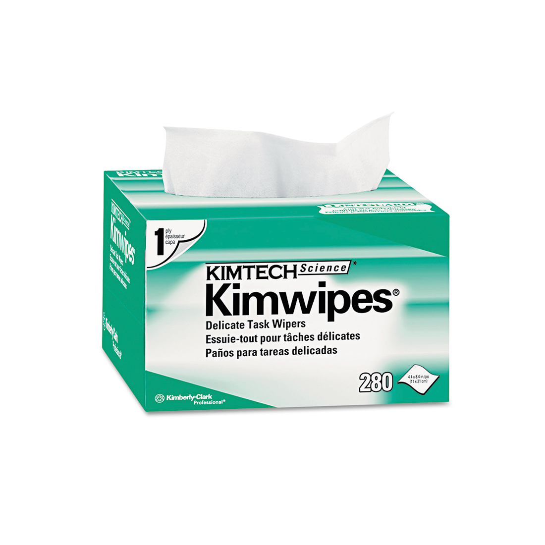 Чистящие салфетки Kimtech Kimwipes безворсовые, 280 шт