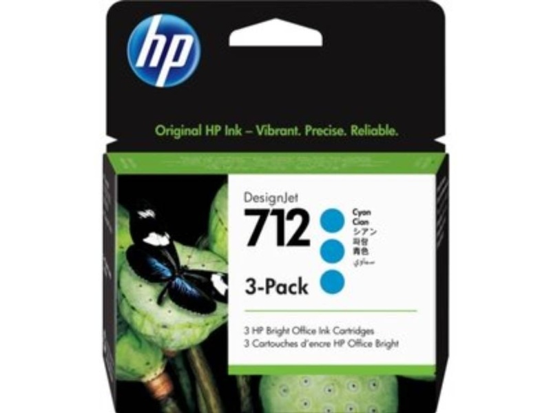 Картридж HP 712 3ED77A голубой