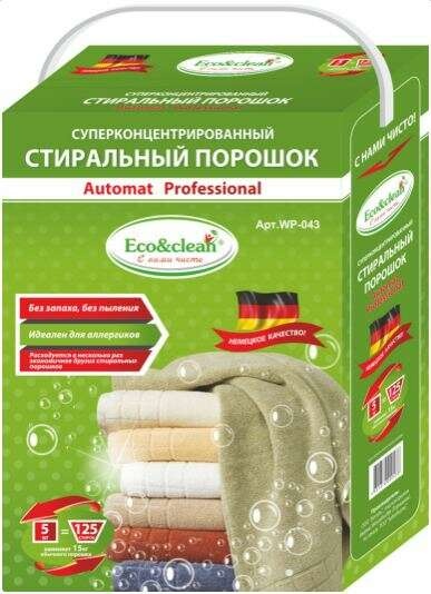 Стиральный порошок Eco&amp;Clean WP-043, 5 кг