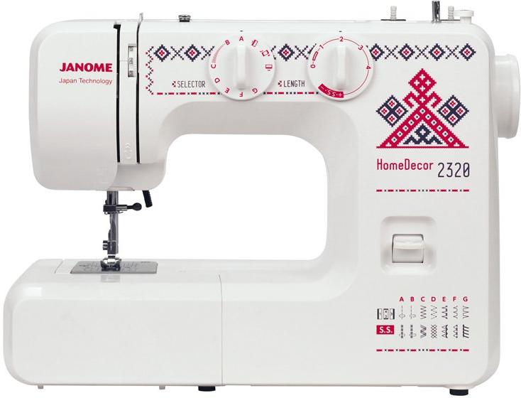Швейная машина Janome HomeDecor 2320 белый