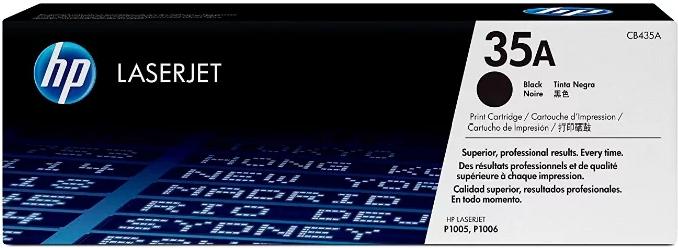 Картриджи HP CB435A черный