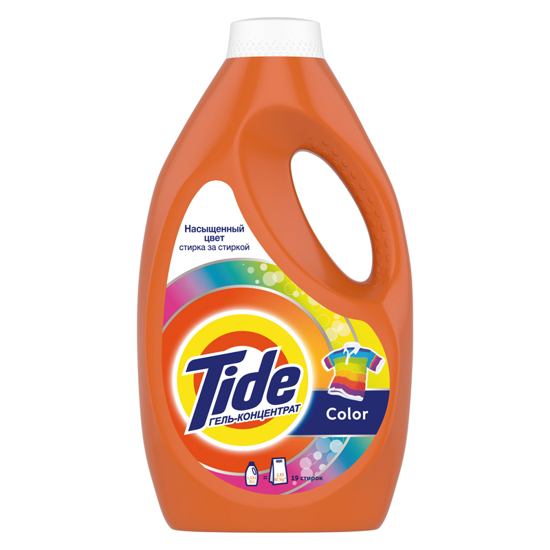 Гель-концентрат для стирки Tide Color, 1.235л