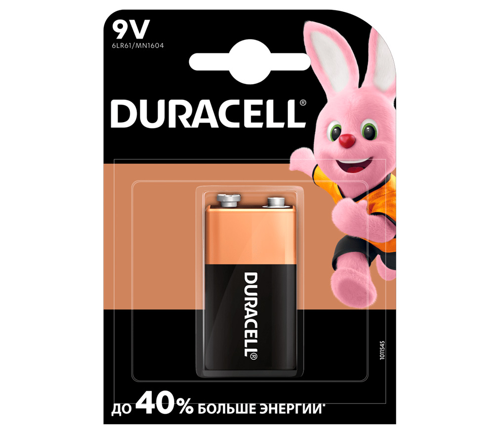 Duracell Basic 9V Крона батареясы