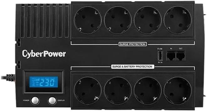 ИБП CyberPower BR700ELCD черный