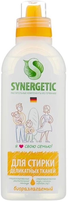 Гель Synergetic для стирки деликатных тканей, 0.75 л