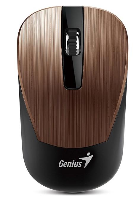 Мышь беспроводная Genius NX-7015, USB, розово-коричневая