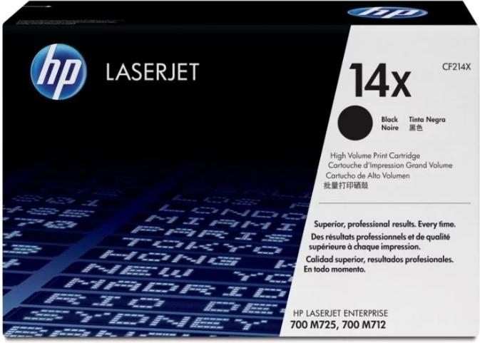 Картриджи HP CF214X черный