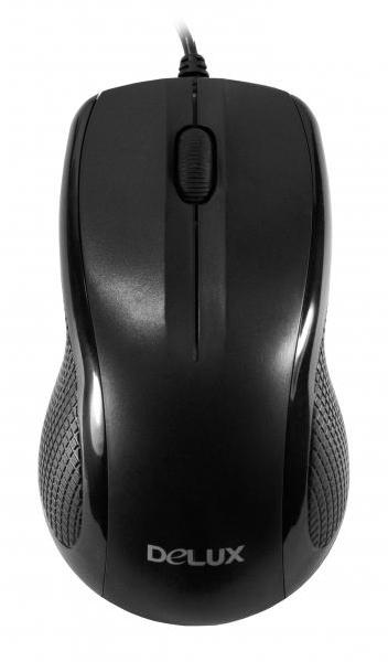 Мышь Delux DLM-388OUB черная