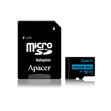 Карта памяти Apacer Micro SDXC AP256GMCSX10U7-R, 256Gb