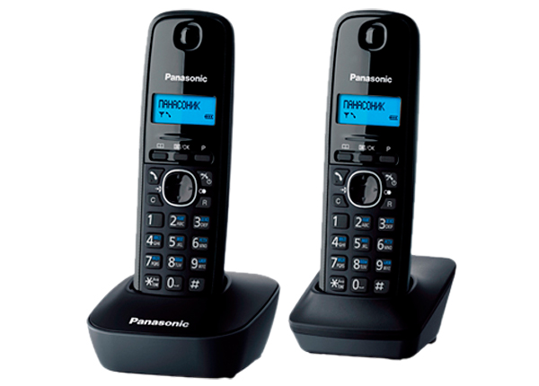 Радиотелефон Dect Panasonic KX-TG1612RUH, серый