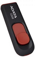 USB Flash карта Adata AC008-32G-RKD 32Gb черно-красная