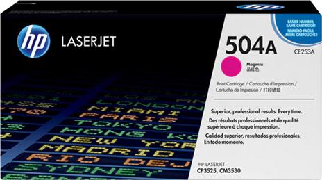 Картриджи HP CE253A пурпурный