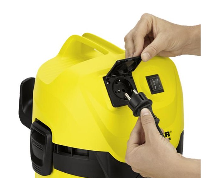 Пылесос Karcher WD 3 P, желтый