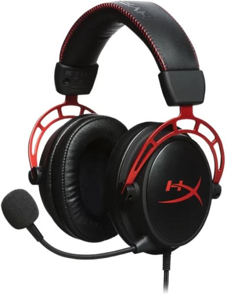 Наушники HyperX Cloud Alpha қара-қызыл