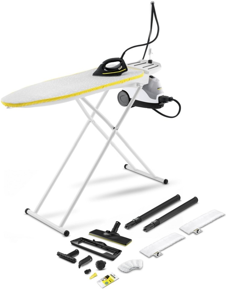 Пароочиститель Karcher SI 4 Easy Fix Premium Iron Kit 1.512-490.0, белый