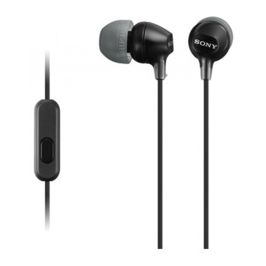 Наушники вставные с микрофоном Sony MDR-EX15AP, Black