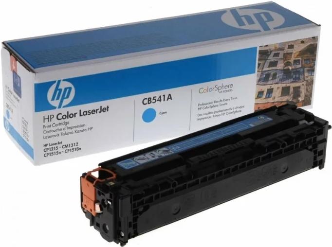 Картриджи HP CB541A голубой