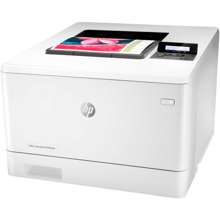 Принтер лазерный цветной HP LaserJet Pro M454dw A4-D-N-W (W1Y45A)