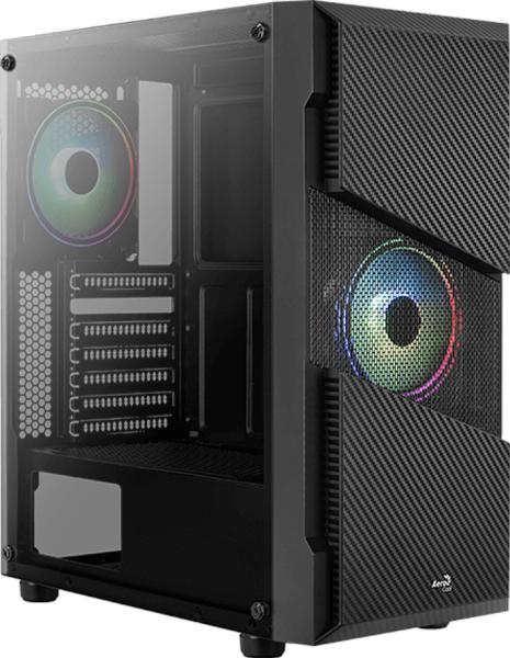 Корпус AeroCool Menace Saturn RGB черный