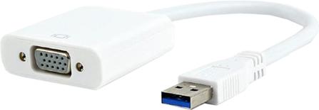 Cablexpert AB-U3M-VGAF-01-W USB 3.0-VGA 0.15 м