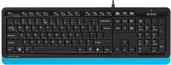 Клавиатура A4tech Fstyler FK-10 голубой