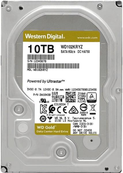 Жесткий диск Western Digital WD102KRYZ 10TB