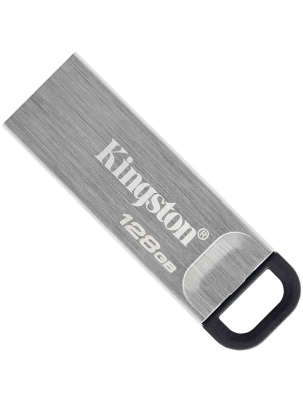 USB Flash карта Kingston DTKN/128GB, 128Gb, серебристая