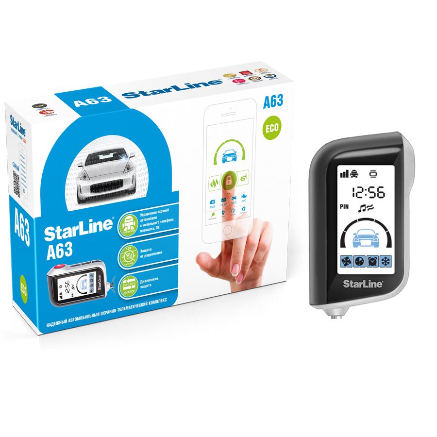 Автомобильная сигнализация StarLine A63 ECO...